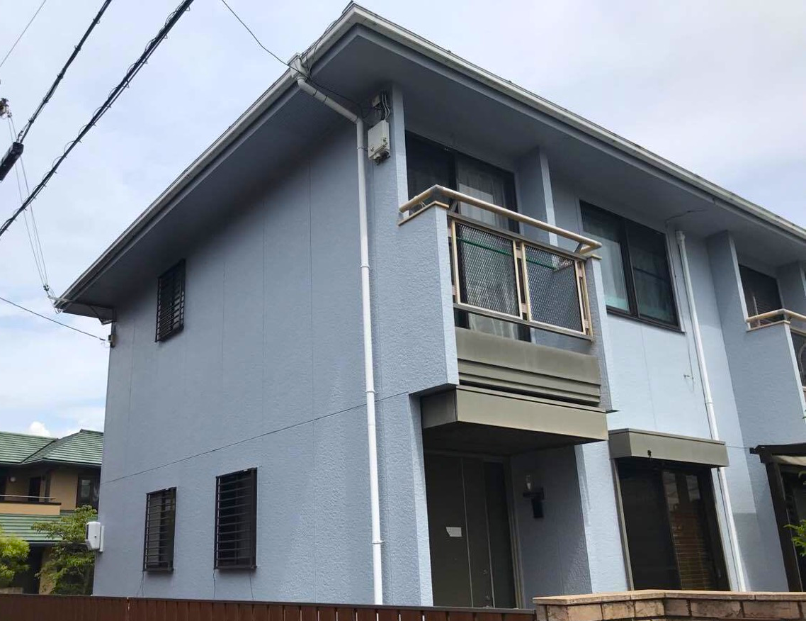 外壁塗装・屋根かぶせ葺き・雨樋架け替え